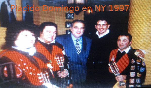 imagen de Mejillón con tuna de ny en el mismisimo restaurante de Placido Domingo, en ny donde actué en diferentes ocasiones